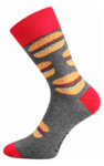 Bunte Socken Fast Food